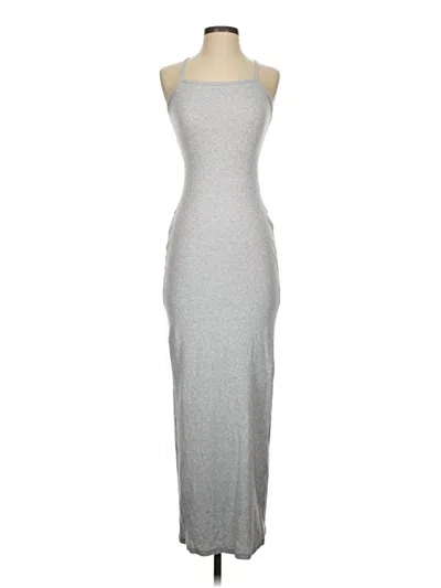 Pre-owned Skims Casual Dress In Gray