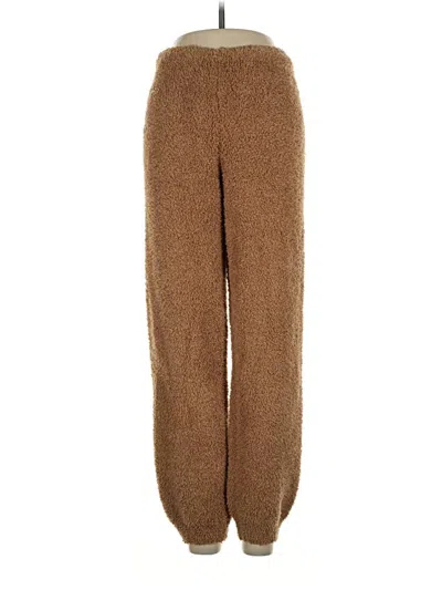 Pre-owned Skims Casual Pants In Brown
