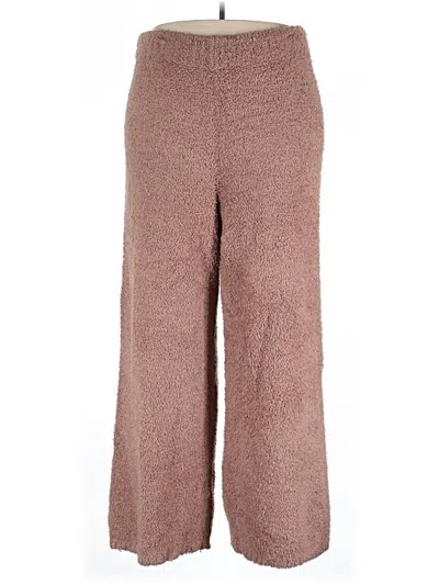 Pre-owned Skims Casual Pants In Brown