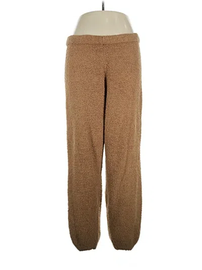 Pre-owned Skims Casual Pants In Brown