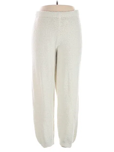 Pre-owned Skims Casual Pants In Ivory