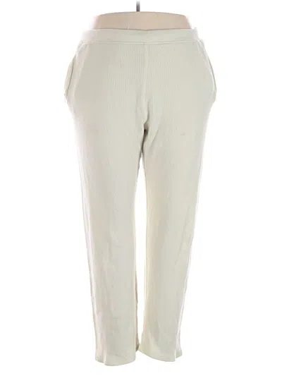 Pre-owned Skims Casual Pants In Ivory