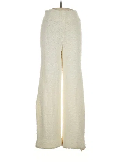 Pre-owned Skims Casual Pants In Ivory