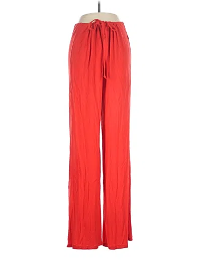 Pre-owned Skims Casual Pants In Red