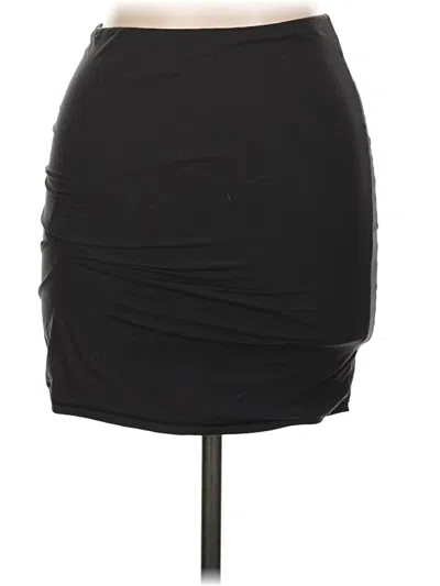 Pre-owned Skims Casual Skirt In Black