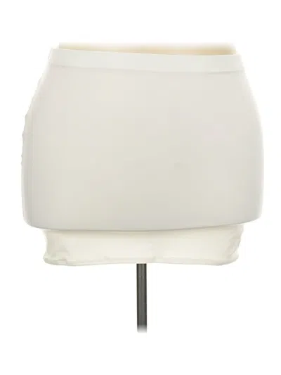 Pre-owned Skims Casual Skirt In Ivory