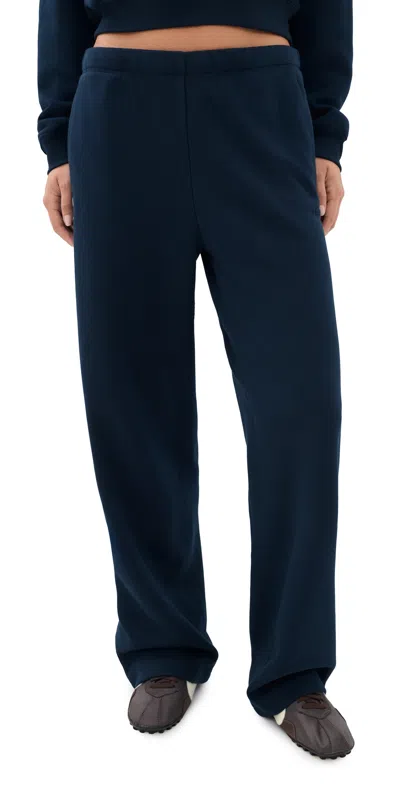 Skims Classic Straight Leg Pants Navy