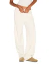 Skims Outdoor Fleece Straight Leg Pants In Neutral