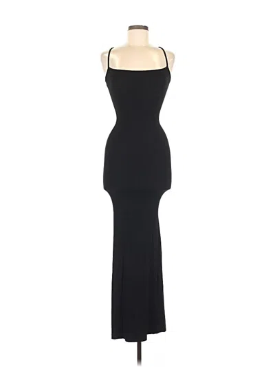 Pre-owned Skims Cocktail Dress In Black