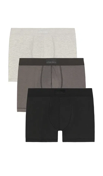 Skims Cotton 3 Boxer Brief 3-pack In Multi