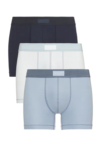 Skims Cotton 3 Boxer Brief 3-pack In Multi
