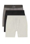 Skims Cotton 5 Boxer Brief 3-pack In Multi