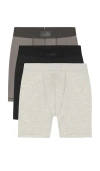 Skims Cotton 5 Boxer Brief 3-pack In White