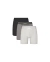 Skims 3-pack 5-inch Stretch Modal Boxer Briefs In Heather Multi