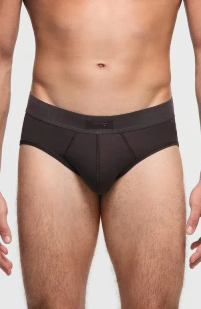 Skims Cotton & Modal Blend Briefs In Phoenix