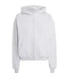 Skims Cotton-blend Fleece Classic Hoodie In Grey