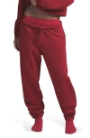 Skims Cotton Blend Fleece Classic Joggers In Brick