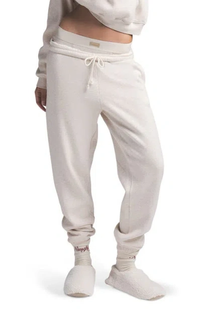 Skims Cotton Blend Fleece Classic Joggers In Oatmeal Heather