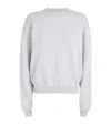 Skims Cotton-blend Fleece Classic Sweatshirt In Grey