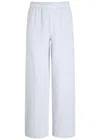 Skims Cotton-blend Straight-leg Sweatpants In White