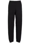 Skims Cotton-blend Sweatpants In Black