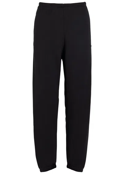 Skims Cotton-blend Sweatpants In Black