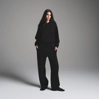 Skims Cotton Fleece In Black