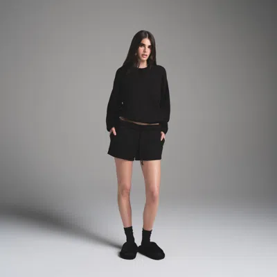 Skims Cotton Fleece In Black