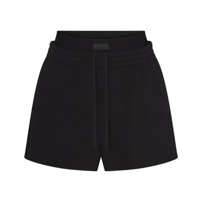 Skims Cotton Fleece In Black