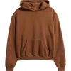 Skims Cotton Fleece Blend Classic Hoodie In Brown