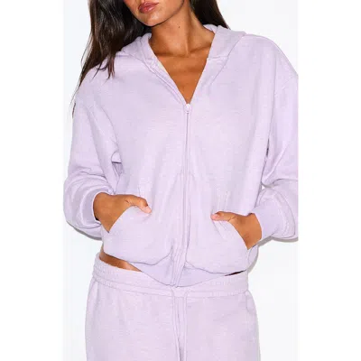 SKIMS SKIMS COTTON FLEECE BLEND CLASSIC ZIP-UP HOODIE
