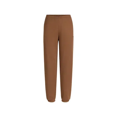 Skims Cotton Fleece In Brown