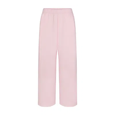 Skims Cotton Fleece In Pink