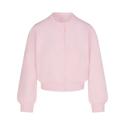Skims Cotton Fleece In Pink
