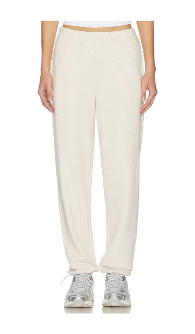 Skims Cotton Fleece Classic Jogger In White