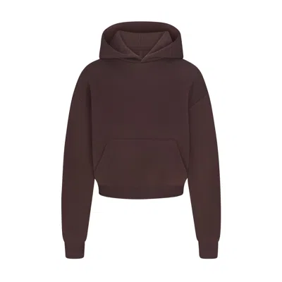Skims Cotton Fleece In Espresso