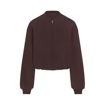 Skims Cotton Fleece In Espresso