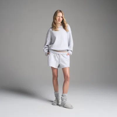 Skims Cotton Fleece In Gray