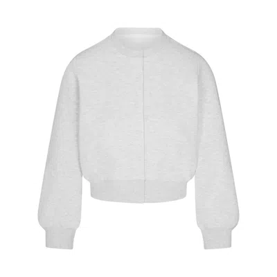 Skims Cotton Fleece In Gray