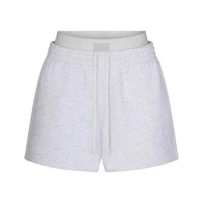 Skims Cotton Fleece In Gray