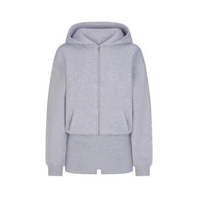 Skims Cotton Fleece In Heather Grey