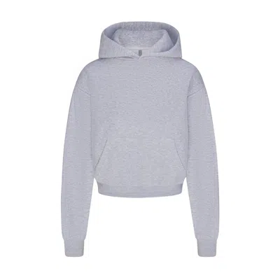 Skims Cotton Fleece In Heather Grey