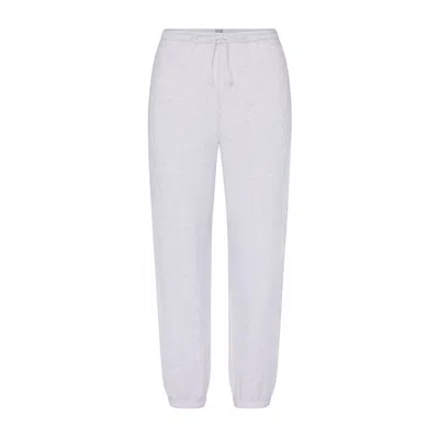 Skims Cotton Fleece In Light Heather Grey