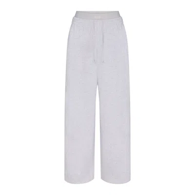 Skims Cotton Fleece In Light Heather Grey