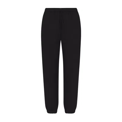 Skims Cotton Fleece In Onyx