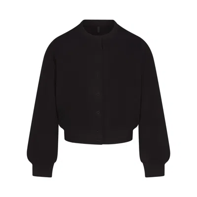 Skims Cotton Fleece In Black
