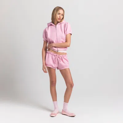 Skims Cotton Fleece In Pink