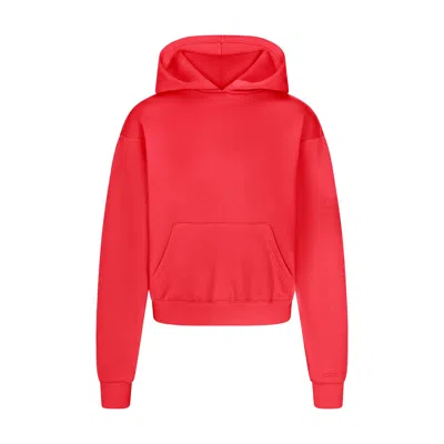 Skims Cotton Fleece In Red