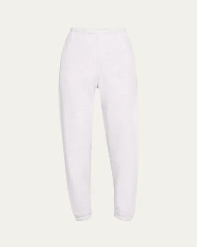 Skims Cotton Fleece Revised Classic Joggers In Light Heather Grey