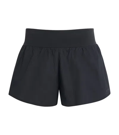 Skims Cotton Flutter Shorts In Black